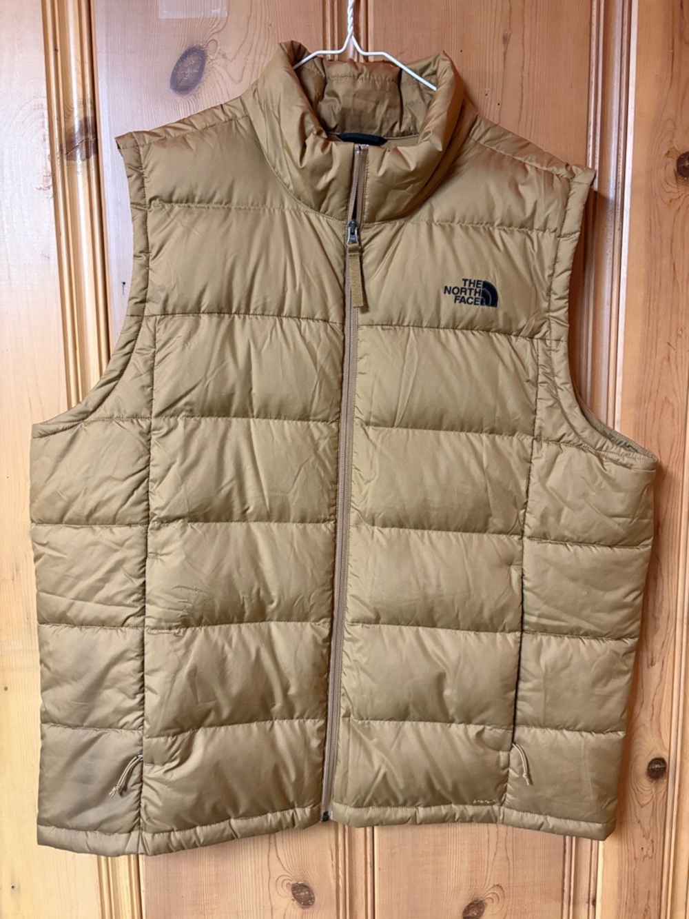 The North Face Men’s XXL Caramel Quilted Down Vest